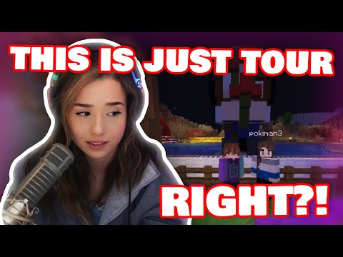 Pokimane Visits DREAM SMP But Karl Is HITTING On Her! /w George, Sapnap