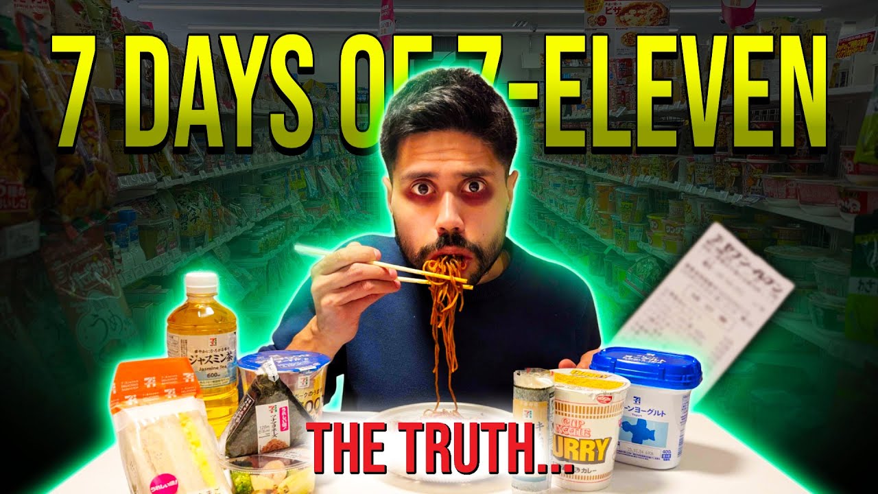 I Survived on Japanese 7 Eleven for a Week… Here's the Truth YouTube