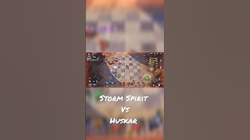 Auto Chess | Storm Spirit vs Huskar (part 4) #autochess #shorts