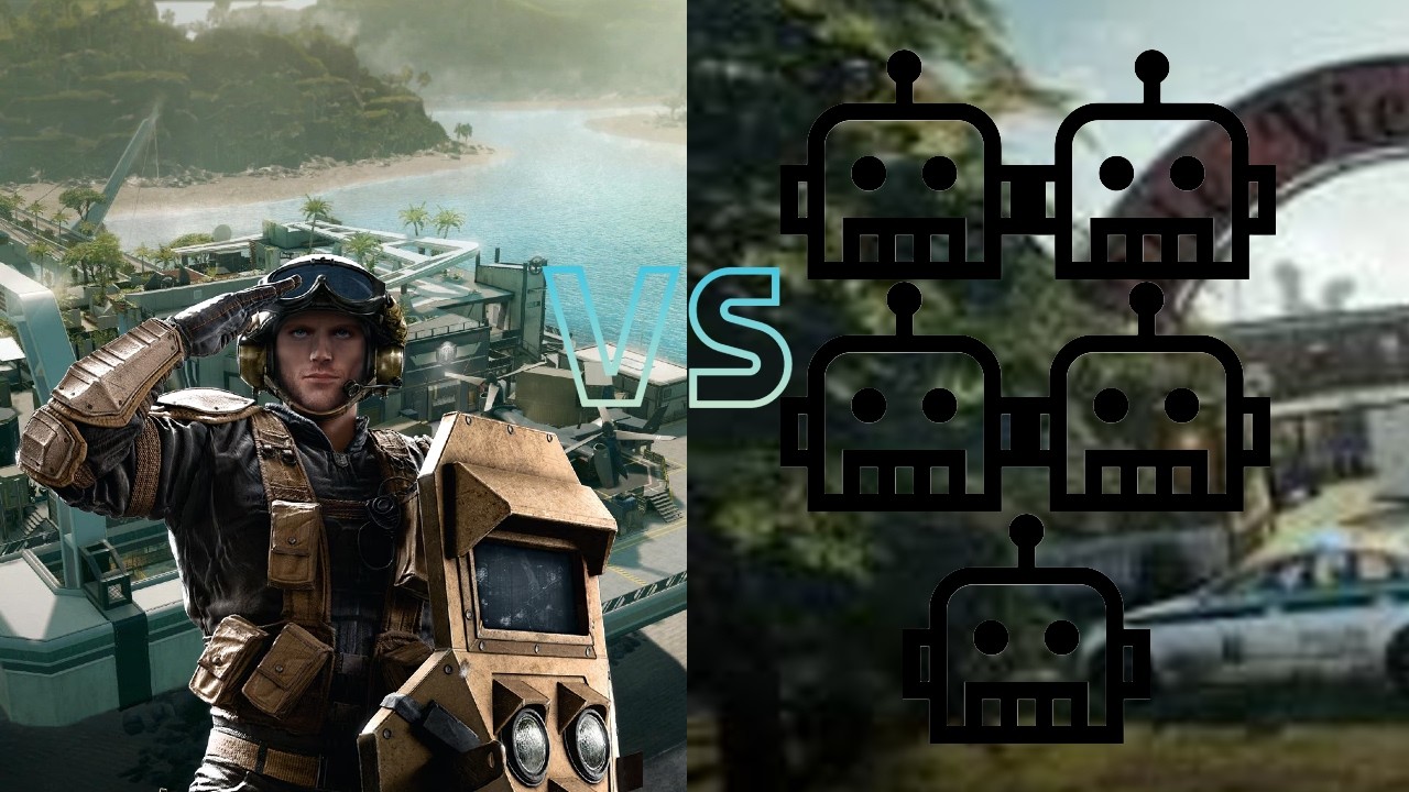 Me VS 5 Advanced Bots 4-Rainbow Six Siege X