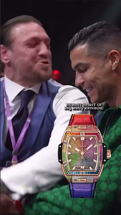 Download lagu Conor McGregor & Ronaldo comparing watches during the boxing gala in Riyad #ronaldo #conormcgregor