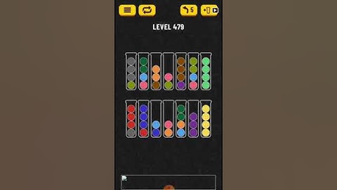 Ball sort puzzle level 479