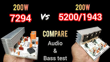5200/1943 vs TDA7294 का महामुकाबला | Class AB vs Class AB Amplifier