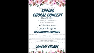 FVHS Spring Choral Concert 2022