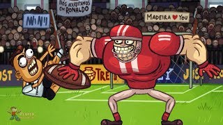 Troll Face Quest Usa Adventure - Tronaldu Football Level 4 - All Funny Fails And Wins