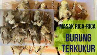 CARA MASAK BURUNG TEKUKUR YANG LEZAT | TEKUKUR BUMBU RICA-RICA PEDAS MANTAP