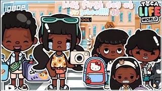 Kids first day of school 🏫 * New school*🙉 //Voiced//_______toca boca 🌎ep.4