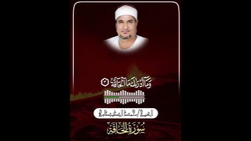الشيخ محمد الطنطاوي _ سورة الحاقة