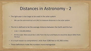Lesson 1 - Lecture 2 - Numbers and Light Travel Time - OpenStax Astronomy 2e