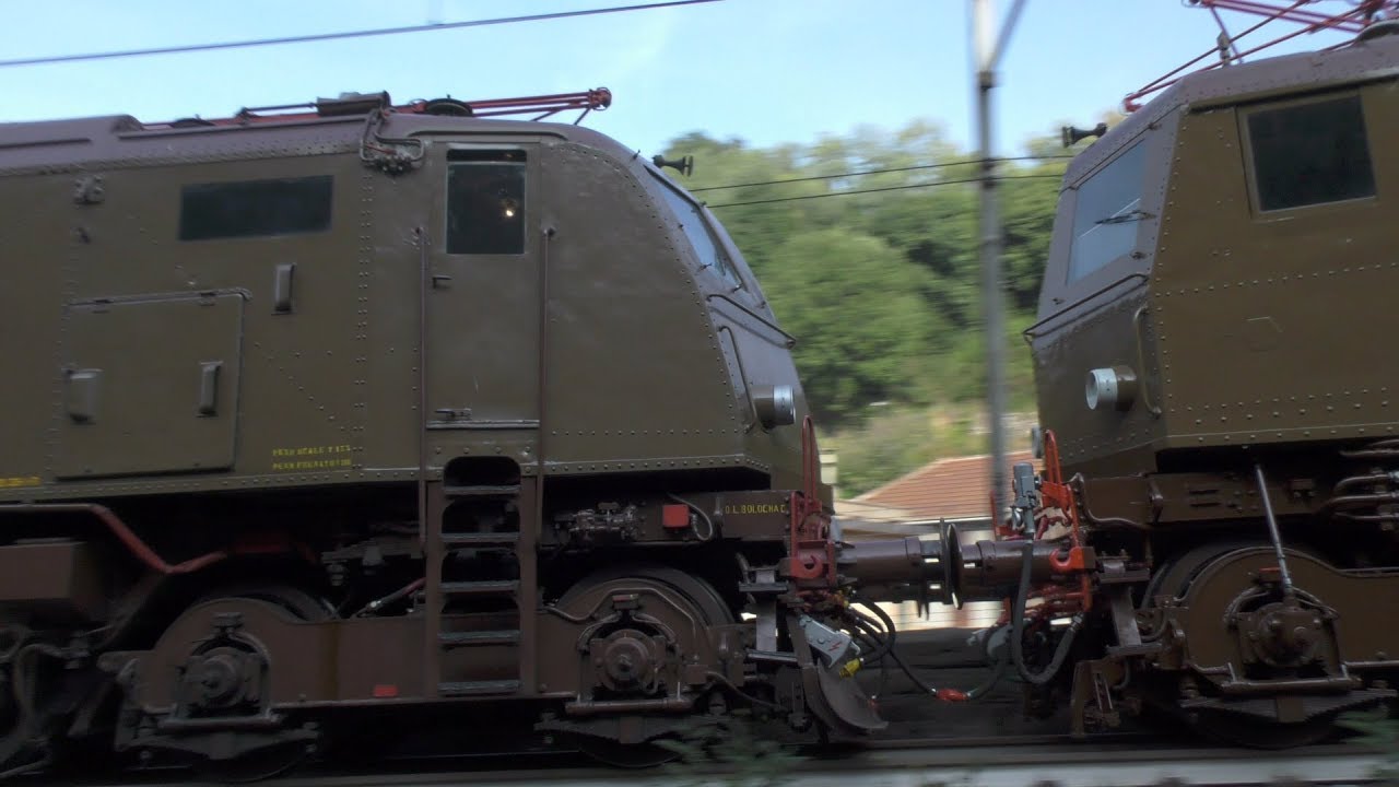 2017-09-30 Mastodonte dei Giovi - Doppia trazione di E 428 sulla linea lenta dei Giovi 1/2