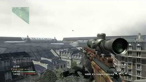Crazy Mw3 out of map shot! (1440)