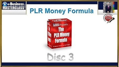 PLR Money Formula Video 3 - Password Protecting A Webpage