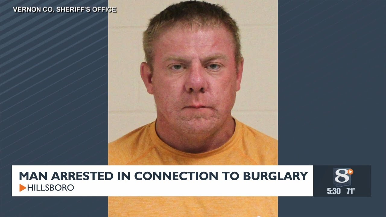 Man Arrested In Connection To Burglary - YouTube
