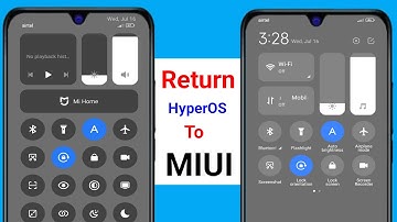 How to Return HyperOS to MIUI Control Centre on Xiaomi Redmi Phone