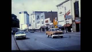 Vintage 8mm home movie 1960s - 1970s Alamo Texas monuments Street scenes