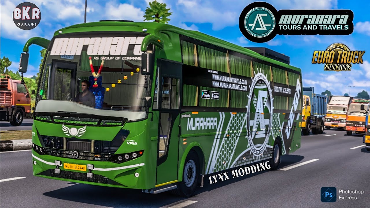 MURAHARA TRAVELS Prakash Vega AC Sleeper Bus #ets2 #busdriving #bkrgarage  #buslovers