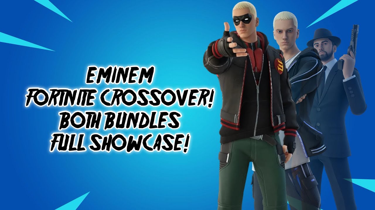 ***NEW*** EMINEM CROSSOVER IN FORTNITE! ***BOTH BUNDLES PURCHASED