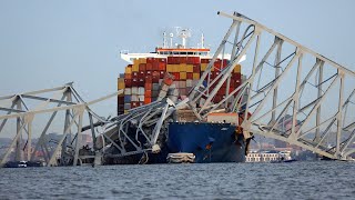 UN puente EN el PUERTO de BALTIMORE derribado POR el BARCO DALI