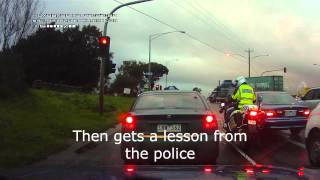 Commodore driver learns a lesson