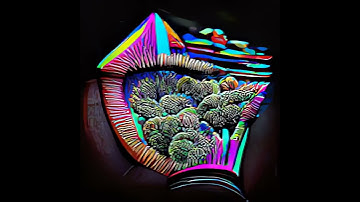 AI trippy generative art