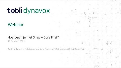 Webinar: Hoe begin je met Snap Core First