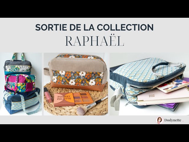 Kit couture trousse Raphaël taille 1 ou2 - Jeno bleu / velours