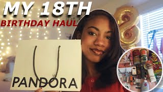 What I got for my 18th birthday 💌💐 !! | unboxing presents , makeup, snacks, and more