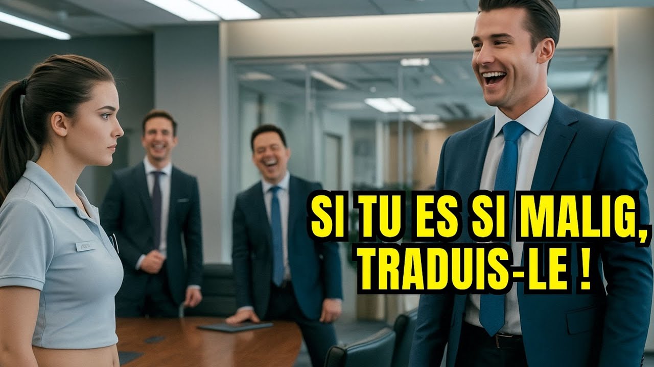 « Si tu es si intelligente, traduis ! » dit le milliardaire à la femme de ménage avant de regretter.