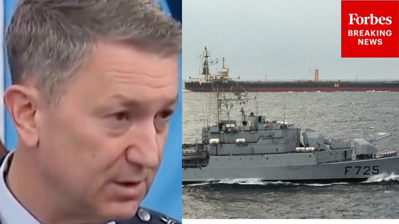 General Caine Asked About 'Challenges' Of Escorting Vessels Through Strait Of Hormuz