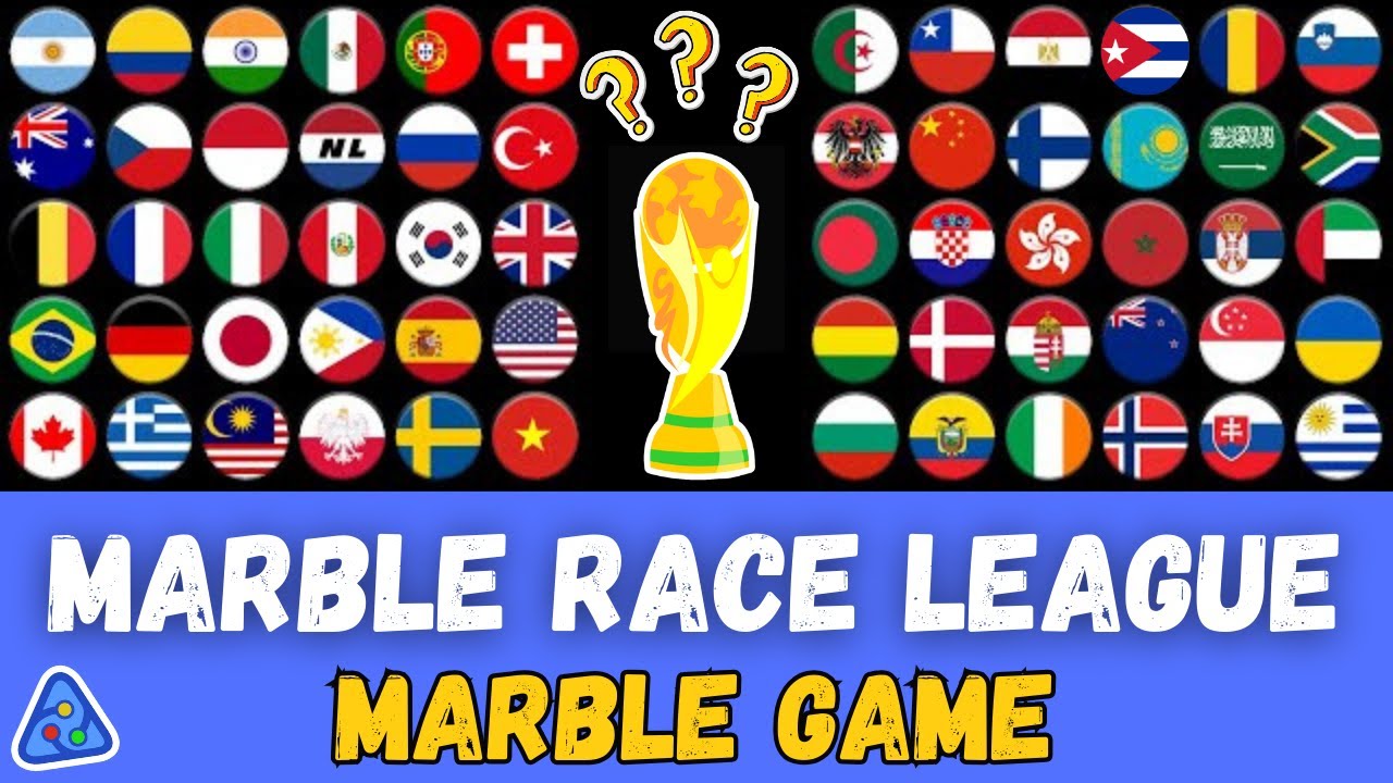 50 Countries 49 Eliminations Marble Race Algodoo Marble Race 🏆 World