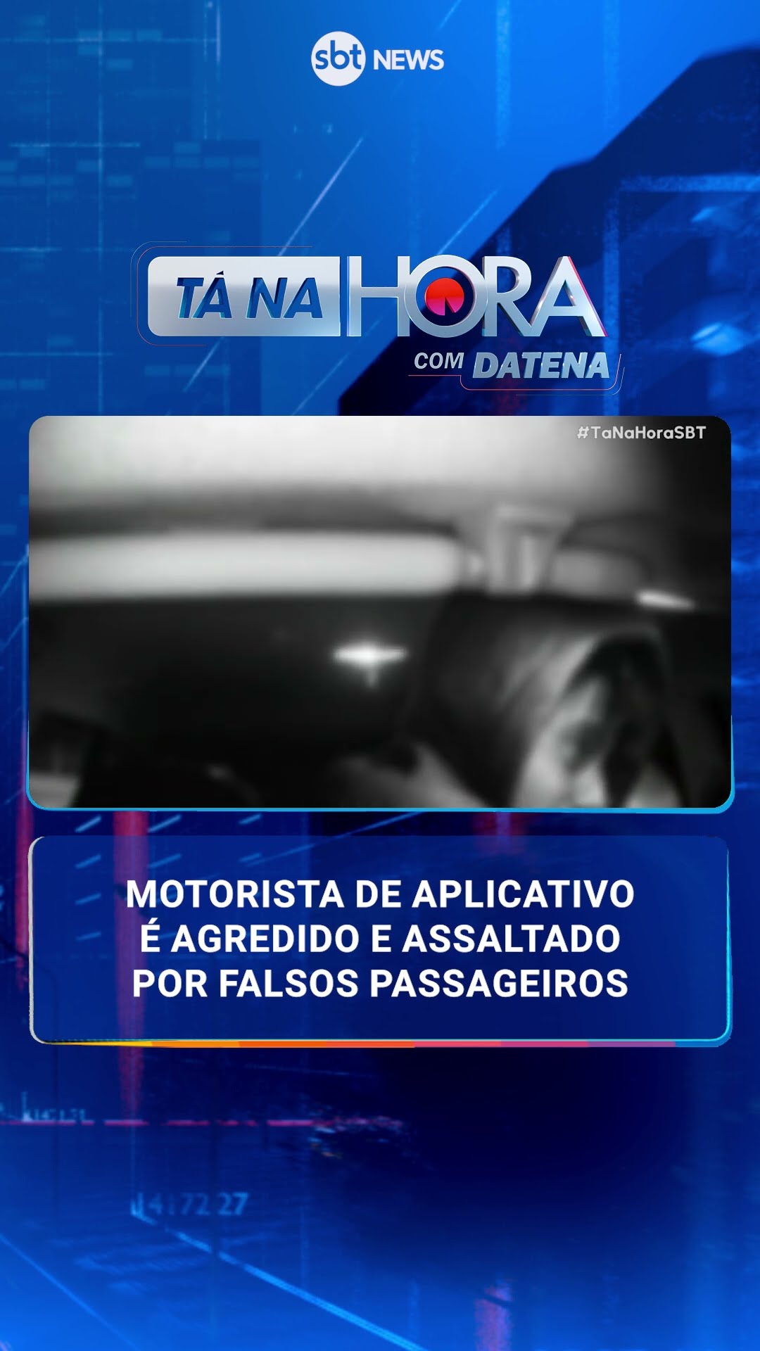 Motorista de aplicativo é agredido e assaltado por falsos passageiros