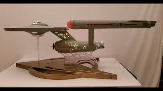 Tomy Star Trek Diecast Enterprise 1:350 Scale And Stand Modification