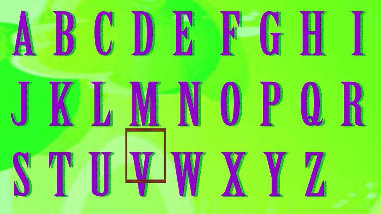 Learn to read English alphabet