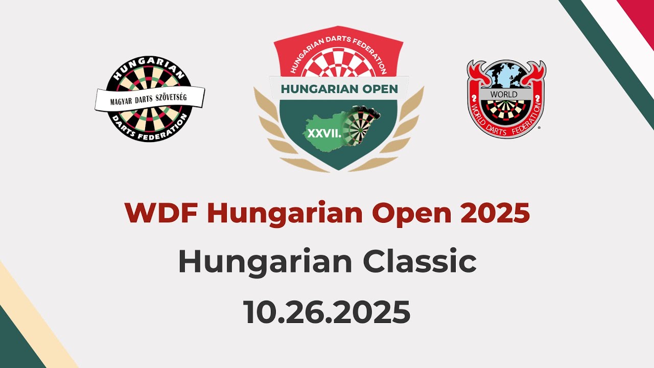 WDF Hungarian Open ┃Hungarian Classic┃ 2025.10.26.┃Budapest LIVE ┃Récsei Event Stage