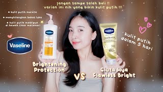 THE SECRET TO CLEAN, WHITE SKIN || Vaseline Gluta Hya Flawless Bright VS Vaseline Brightening Pro...