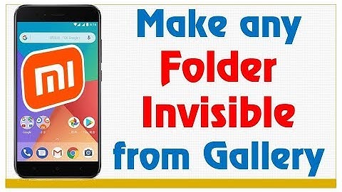 How to make folder Invisible/hide from Gallery in all Mi & Redmi Android Mobiles (Xiaomi MIUI 8/9)