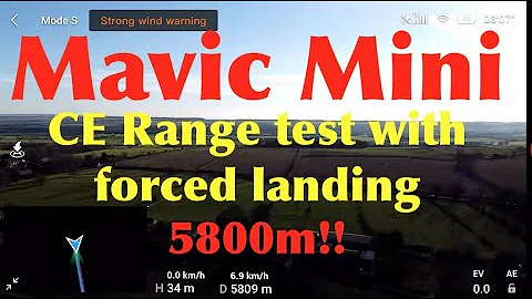 DJI Mavic Mini 5800m CE Range Test with Parabolic Reflectors *Fail*