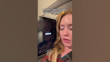 A.I. says THIS is how you TELEPORT 🤯