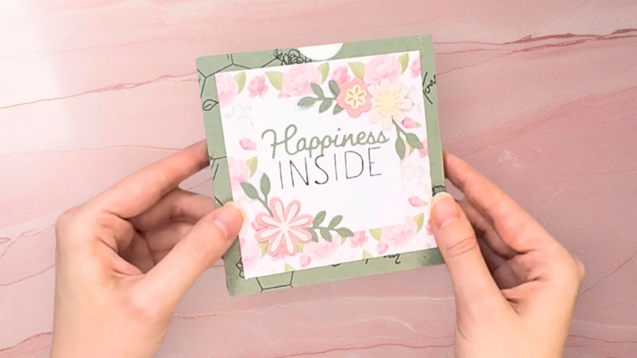 How to Make a Pop-Up Happiness Card | DIY Gift Card Idea with @katharina_tarta_crafts