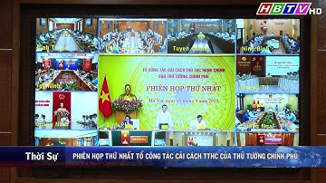 Phiên họp thứ nhất tổ công tác cải cách TTHC của Thủ tướng chính phủ