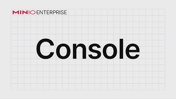 MinIO Enterprise Object Store - Console