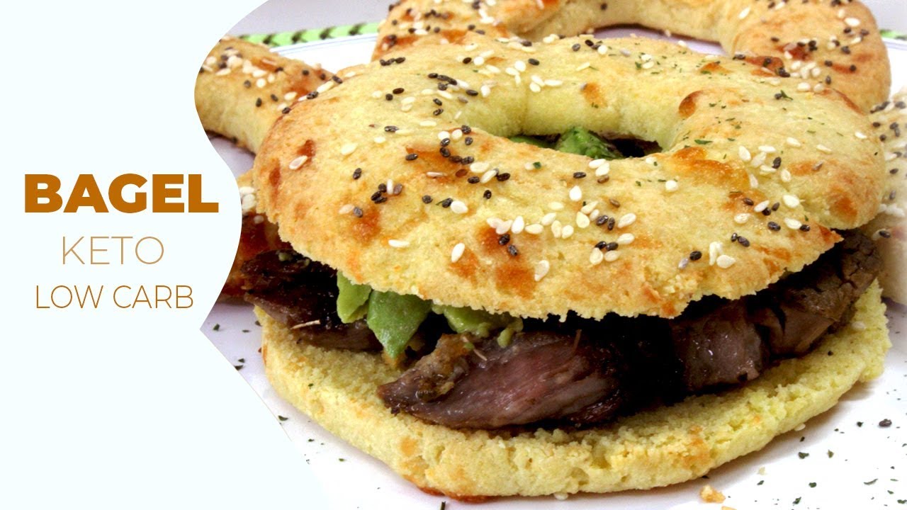 Pan keto (BAGELS) - Sin gluten - Low Carb y muy fácil