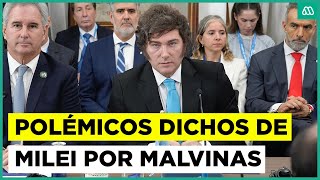 Polémicas declaraciones de Javier Milei por las Malvinas