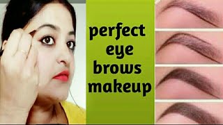 How to perfect #eyebrows makeup/परफेक्ट आइब्रो मेकअप कैसे करे #makeupwithsweta?