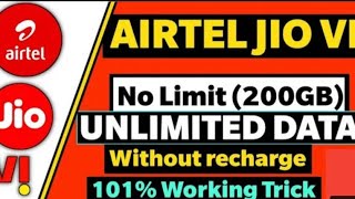 Artel Free 🔥 Unlimited Data 2022  || Airtel FreeUnlimited Net || Airtel Free UnlimiteD Internet🔥😲 screenshot 3