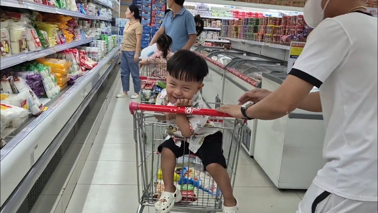 Phở Được Đi Siêu Thị GO Với Cha Mẹ #daotuyenvlog 