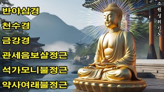 소원이 실현되는 건강과 돈의 행운을 위한 불교 경전: 매일 들어라, 금강경, 천수경, 신묘장구대다라니, 천지팔양신주경, 관세음보살 정근, 천지팔양신주경 (우리말) 한국의 불교 음악
