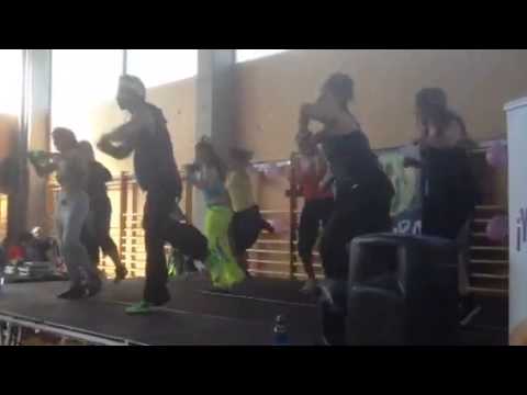 Toni Costa en Master Class Zumba de katiuska Méndez