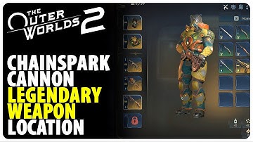 Chainspark Cannon Legendary Weapon Location | The Outer Worlds 2