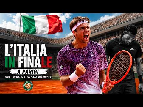 Video COBOLLI DISTRUGGE ALIASSIME E VA IN SEMIFINALE AL ROLAND GARROS: IN FINALE CI SARA' UN ITALIANO